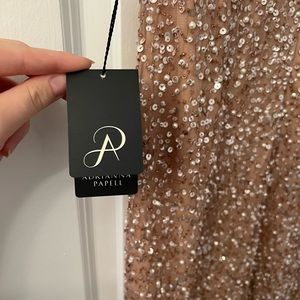 Adriana Papell pink dress never worn
